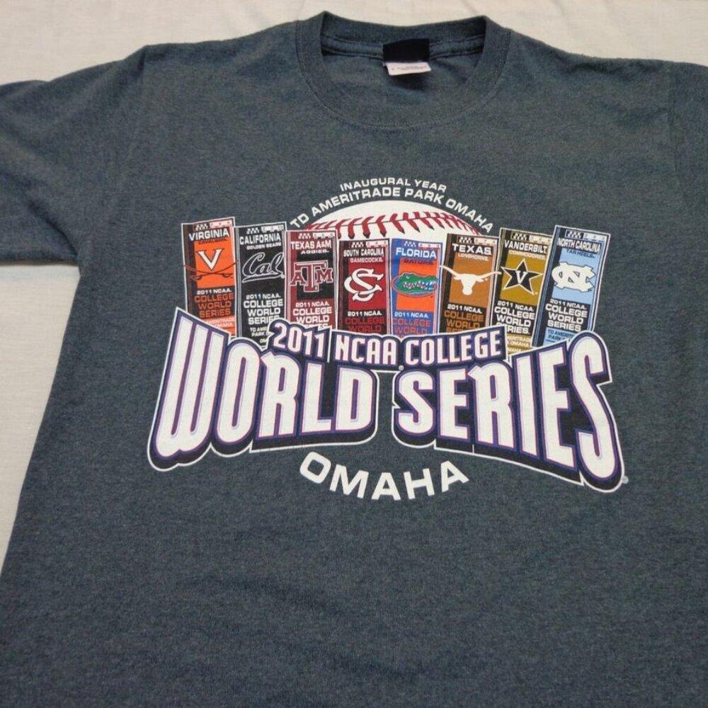 Ncaa Baseball 2011 Cal Texsyracuse North Carolina College World Series Shirt